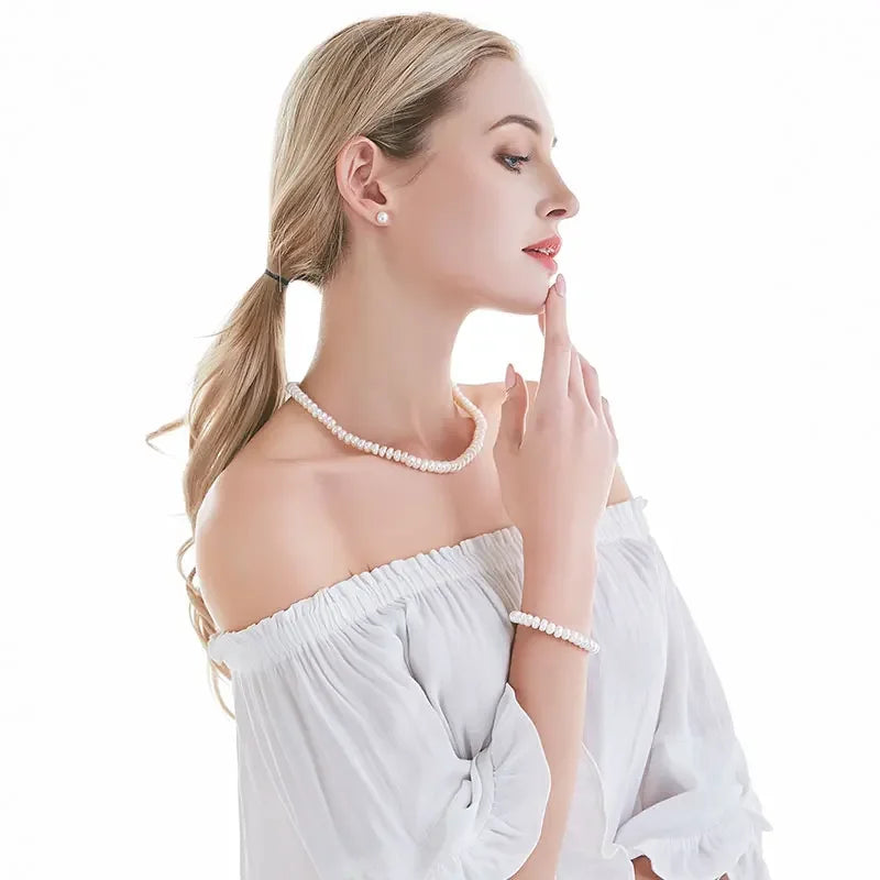 Boucles D'oreilles Perles de Culture