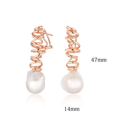 Boucle D'oreille Mariage Perle