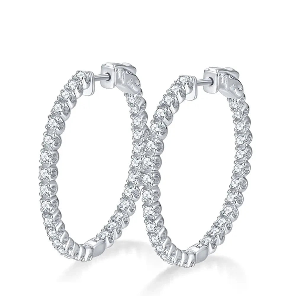 Boucle D'oreille Créoles Argent / ORELUXE