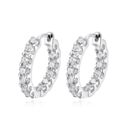 Boucle D'oreille Créole Argent Femme