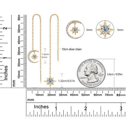 Boucles D'oreilles Pendantes Argent