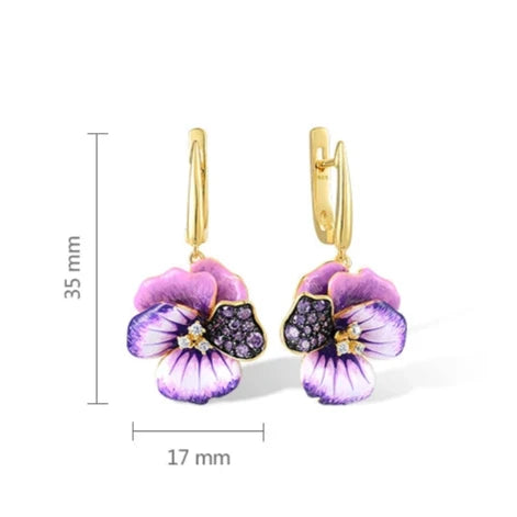 Boucles D'oreilles Clips Pendantes