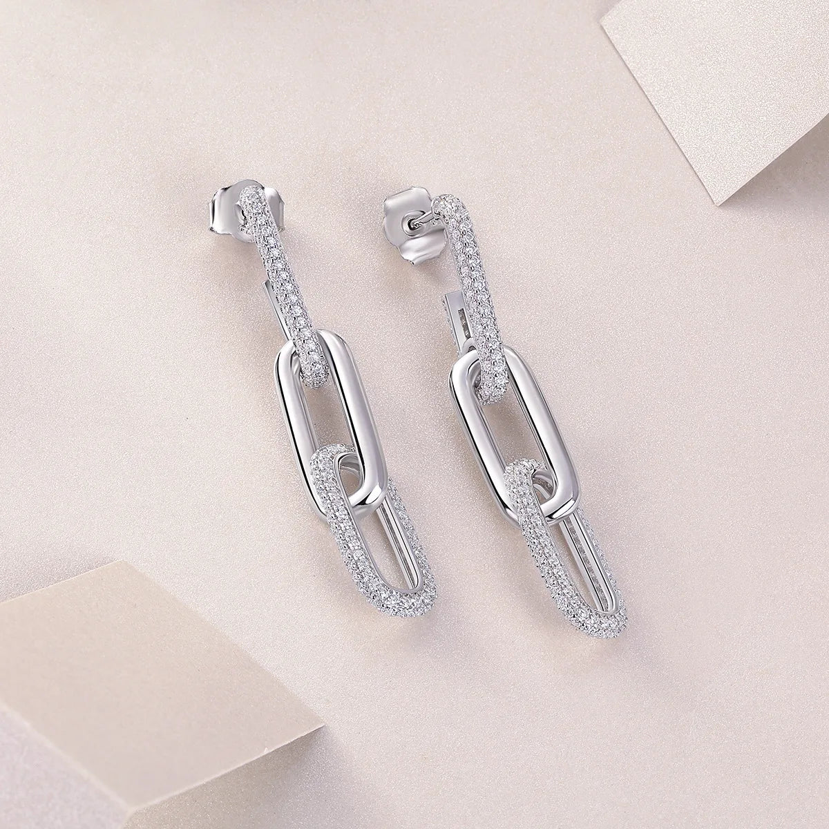 Boucle D'oreille Femme Argent Pendante