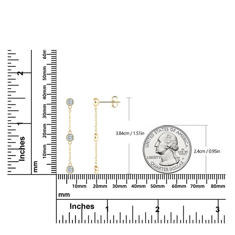 Boucle D'oreille Argent Pendante